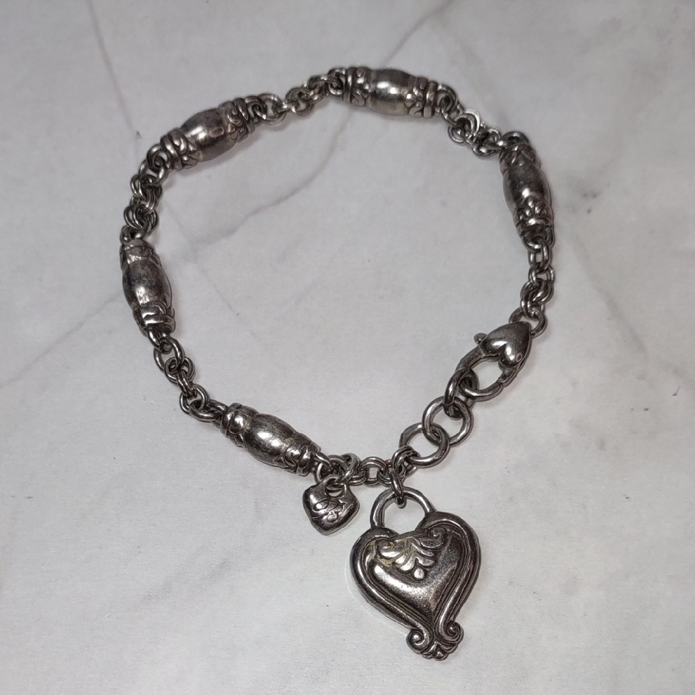 Brighton "Blair" Heart Charm Bracelet